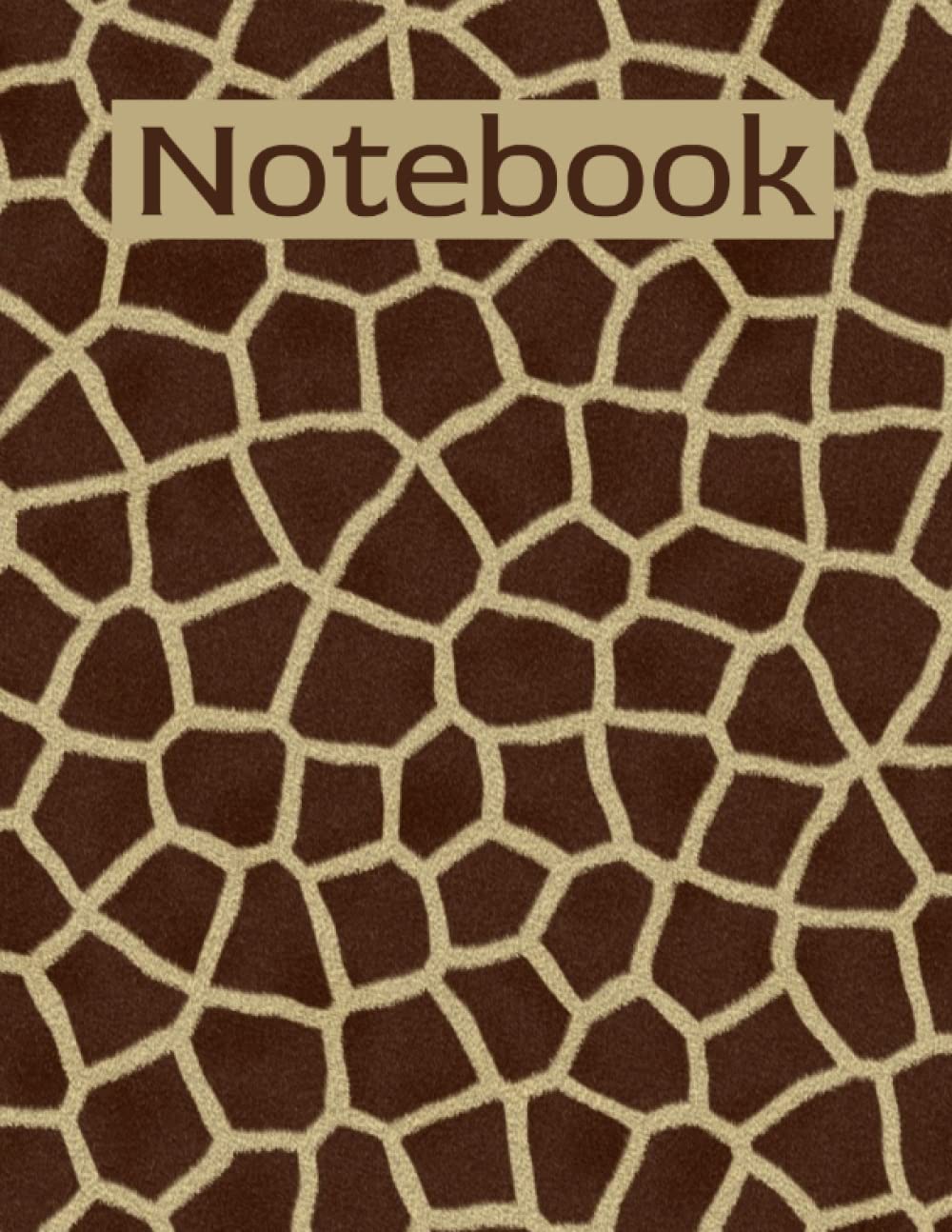 ler totalmente Notebook: Giraffe Print Composition Journal - Wide Ruled 110 Pages - 8.5 x 11 Trim Size