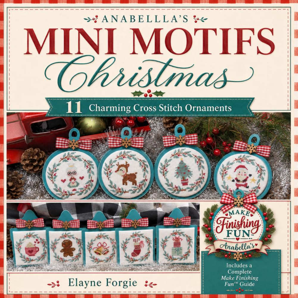 ler totalmente Mini Motifs Christmas: 11 Charming Cross Stitch Ornaments