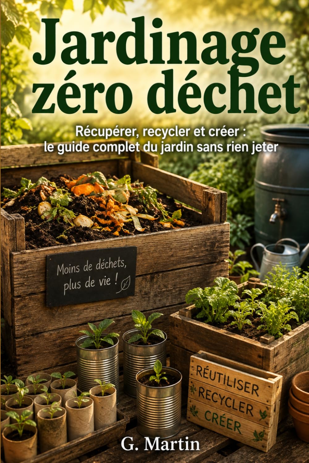 Jardinage zéro déchet: Récupérer, recycler et créer: le guide complet du jardin sans rien jeter (Jardinage Facile) (French Edition) baixar livro de graça