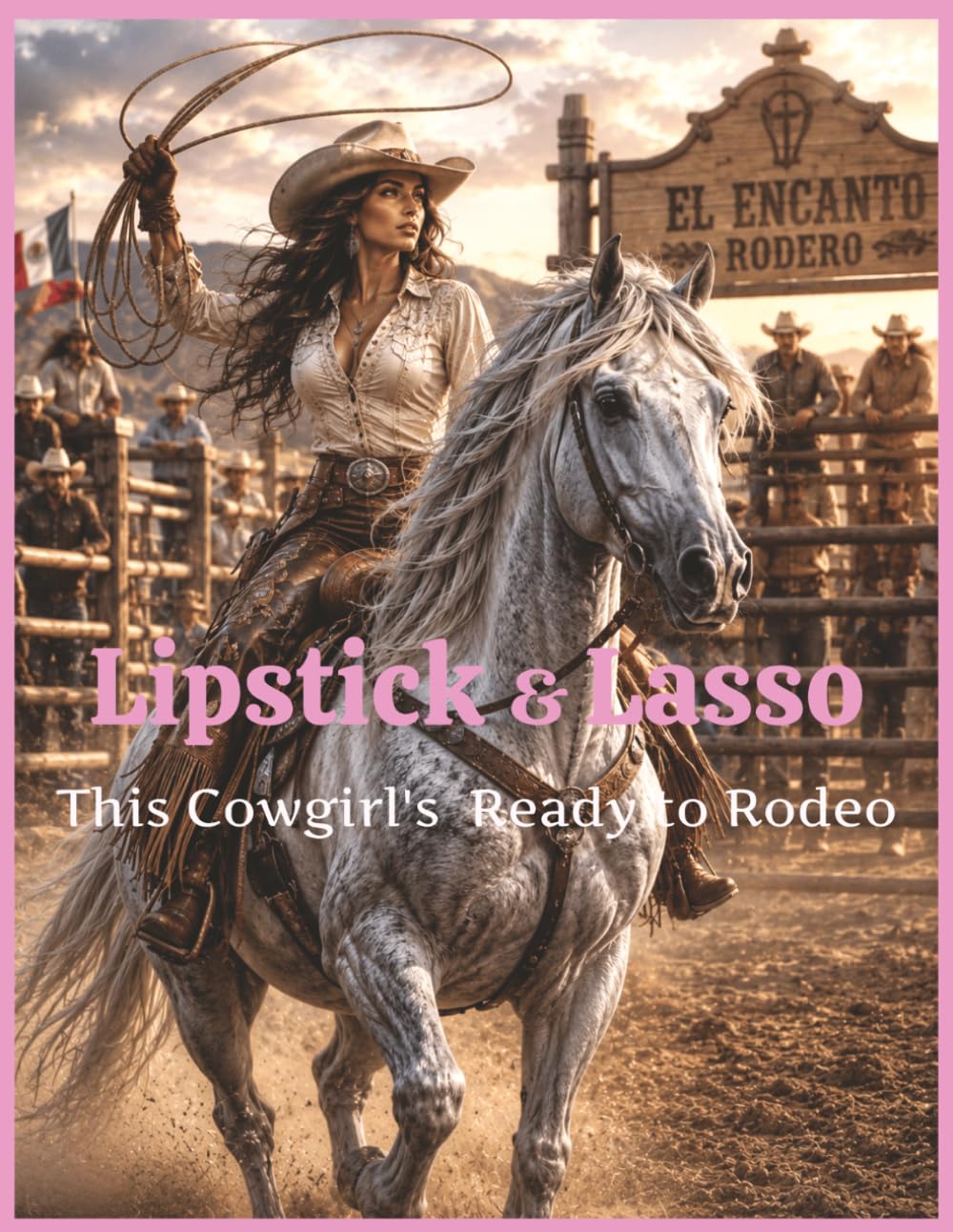 ler totalmente Lipstick & Lasso This Cowgirl's Ready to Rodeo: Notebook Journal | 8.5 x 11 | 150 Pages | College Ruled, Blank & Annual Calendar