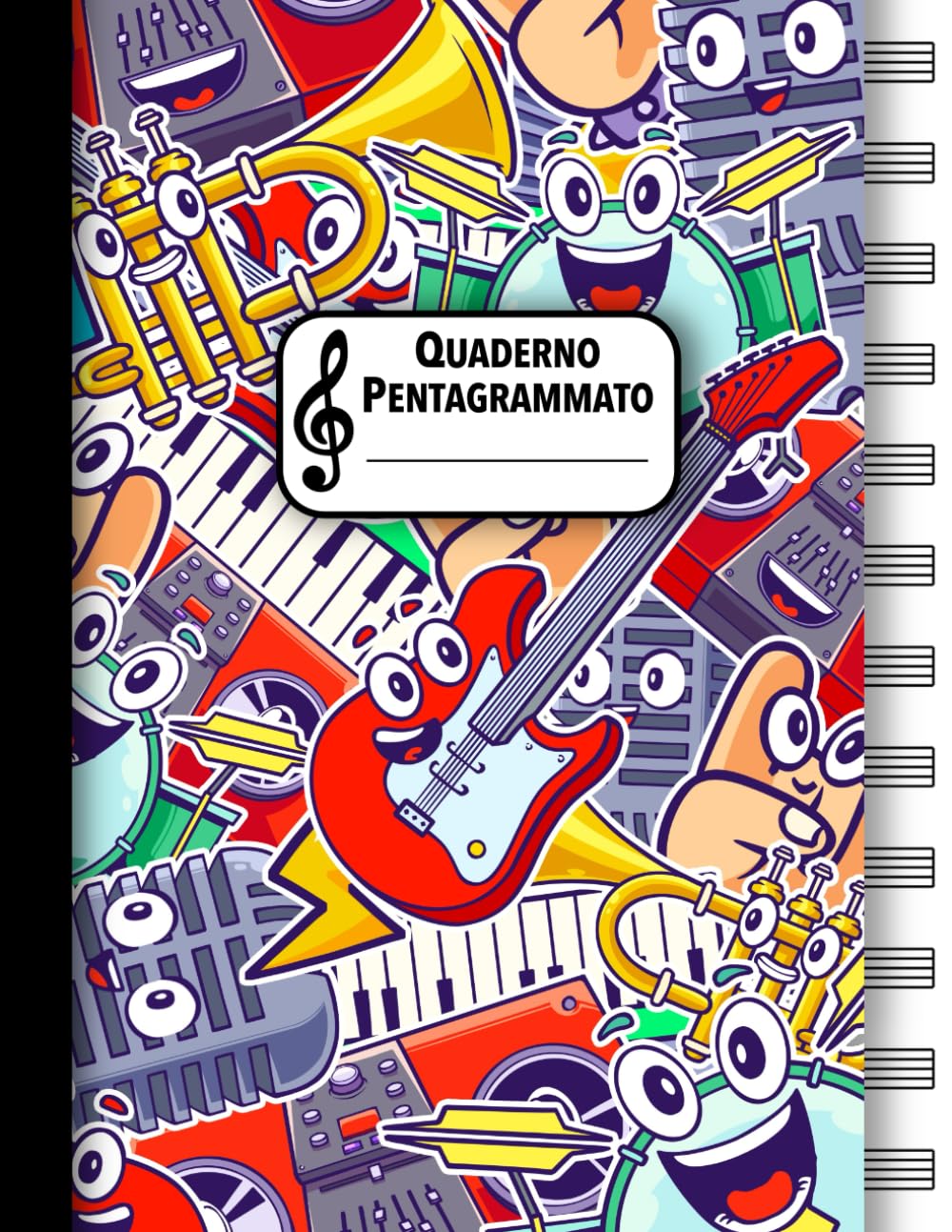 Quaderno Pentagrammato: 110 pagine | 12 righi per pagina | formato A4 | Indice iniziale | Manga Japan Cartoon (Italian Edition) baixar o livro de graça