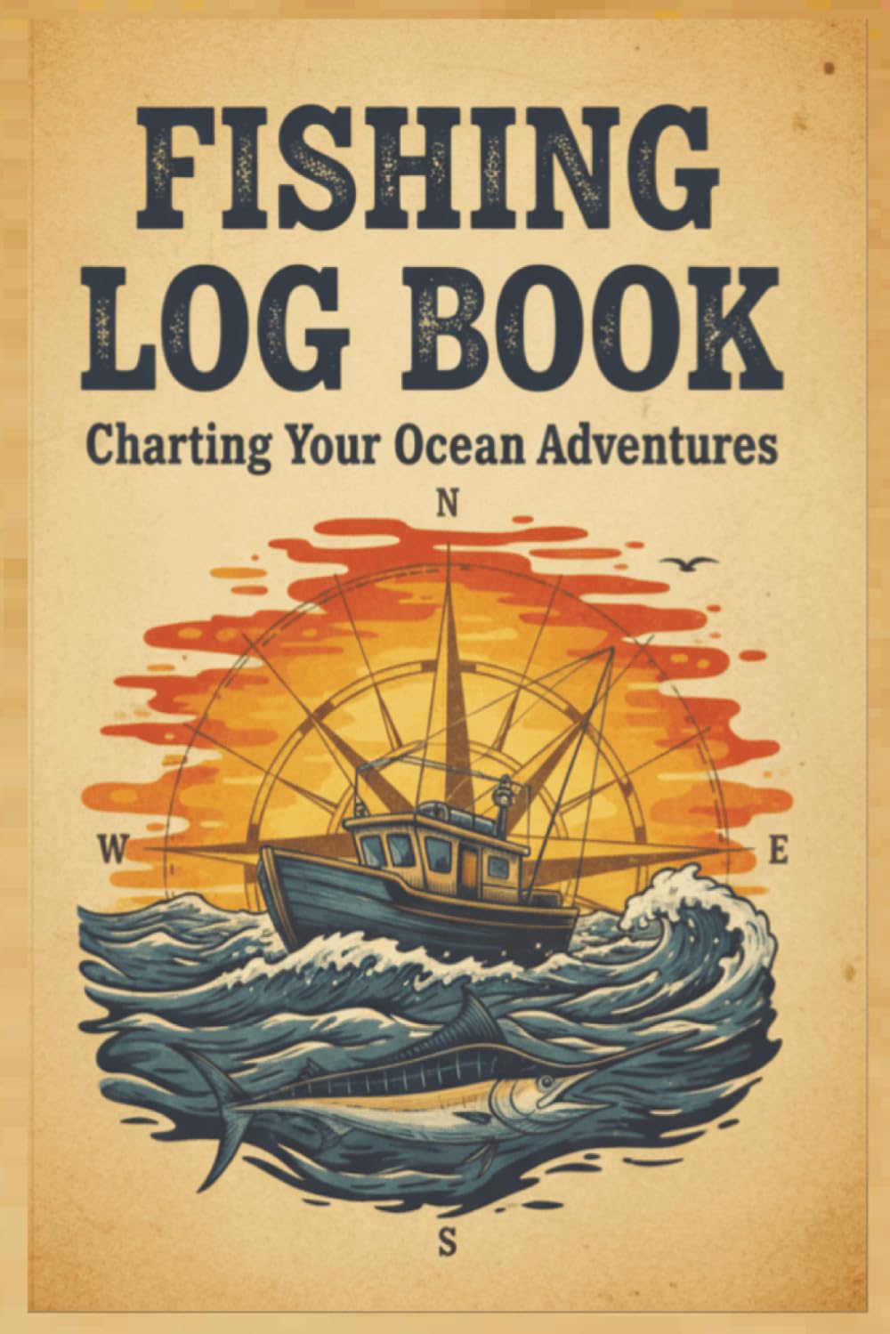 capítulo por capítulo baixar Fishing Log Book: Charting Your Ocean Adventures | Deep Sea Angler's Journal for Tracking Catches, Weather, Tides, Location, and Gear 6x9 size