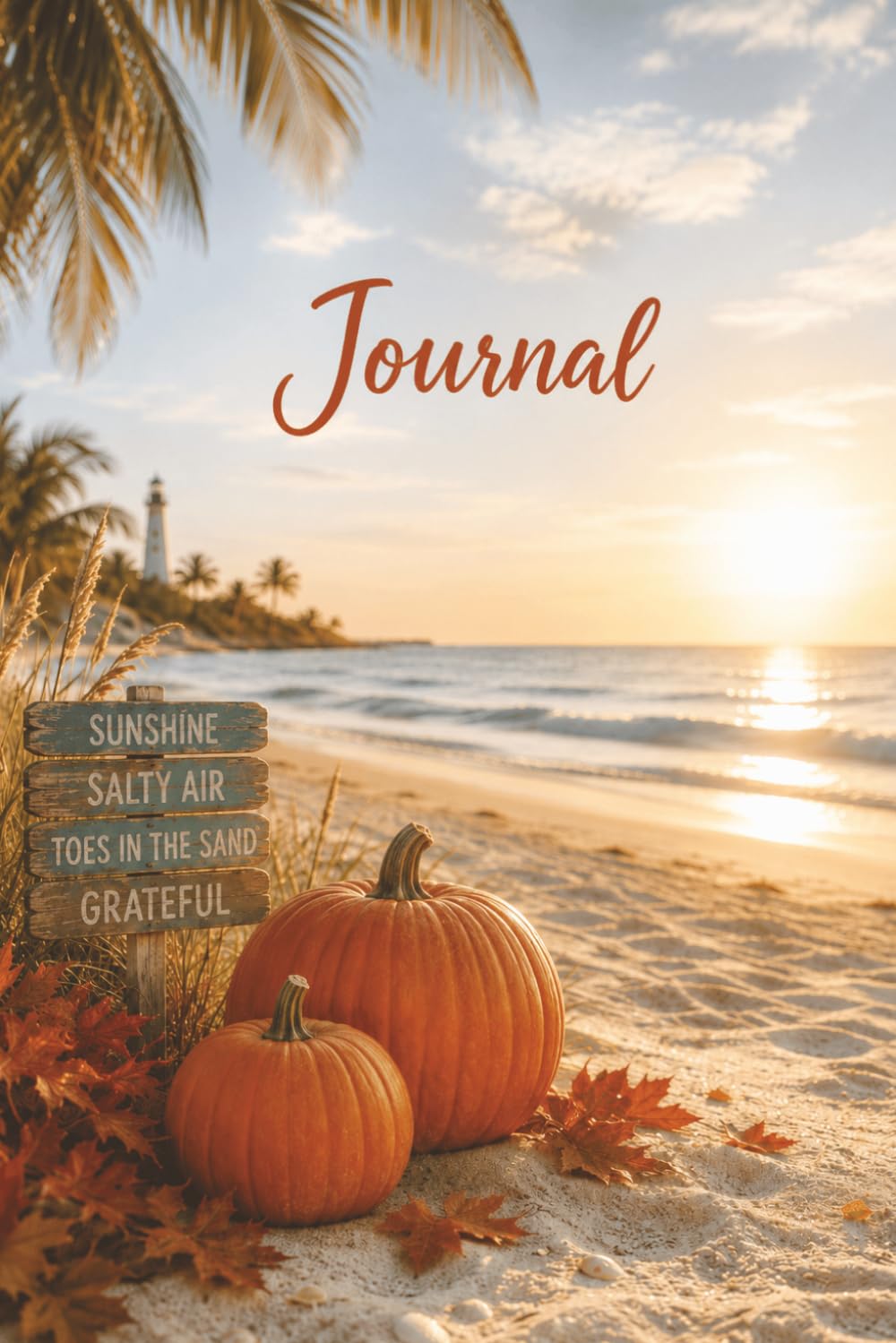 ler totalmente Tropical Fall Beach Sunrise Journal: College-Ruled Lined Notebook | 6 x 9 | 100 pages