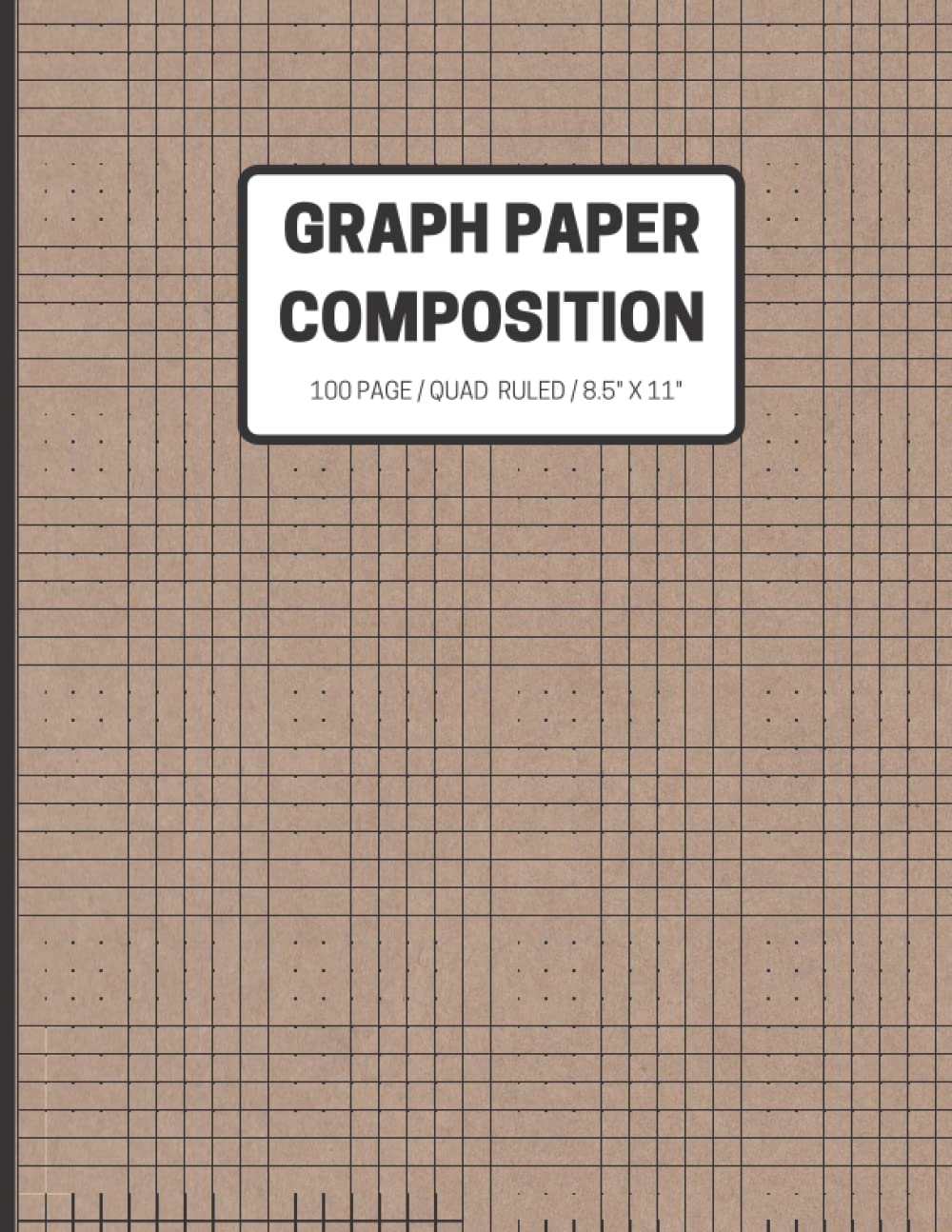 ler totalmente Graph Paper Composition Notebook: Grid Paper Notebook, Quad Ruled 4x4, 100 Sheets (Large, 8.5'' x 11''), Graph Paper Notebooks
