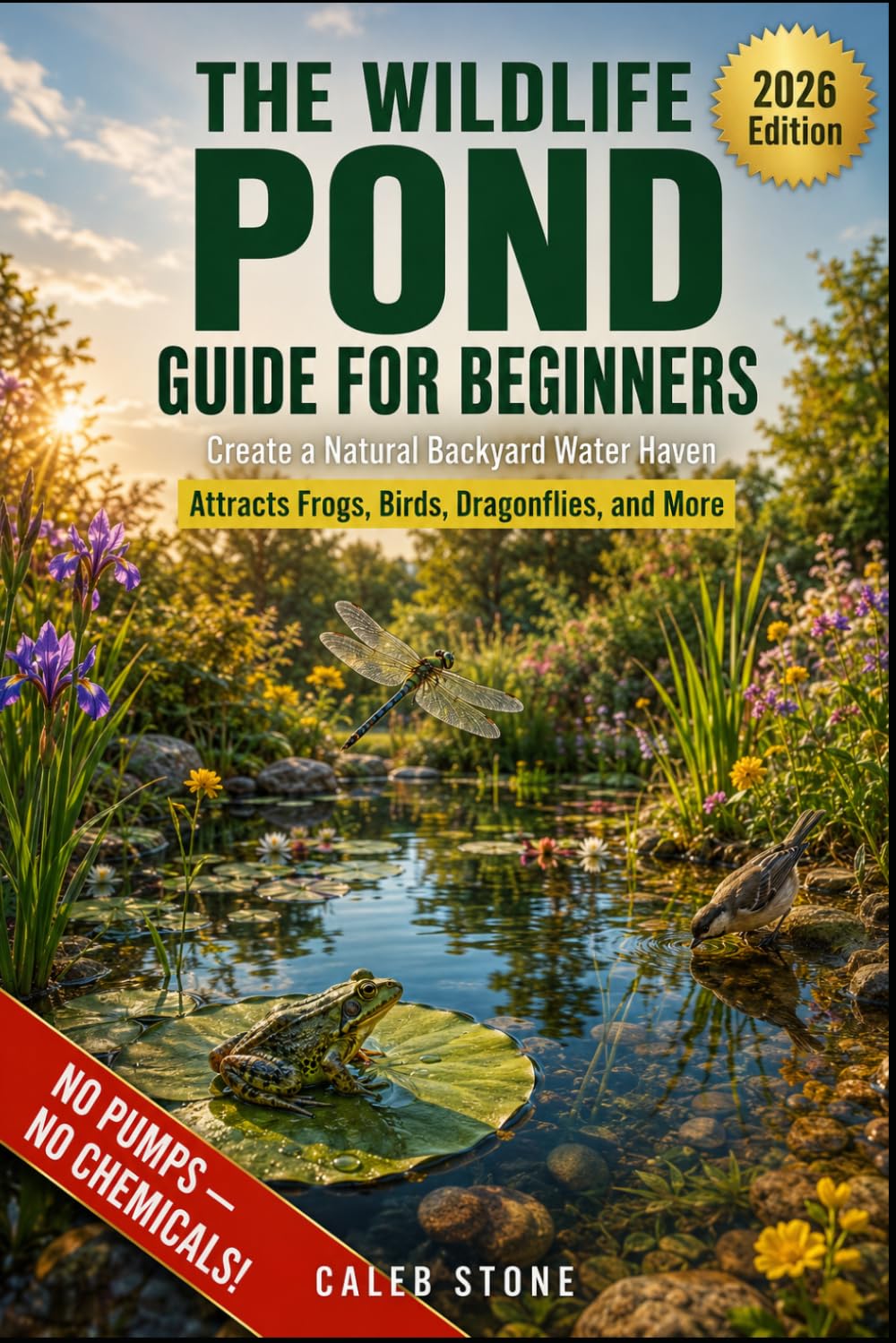 The Wildlife Pond Guide for Beginners: How to Build and Maintain a Natural Backyard Pond That Attracts Frogs, Birds, Dragonflies, and More — No Pumps, No Chemicals, No Experience Required
