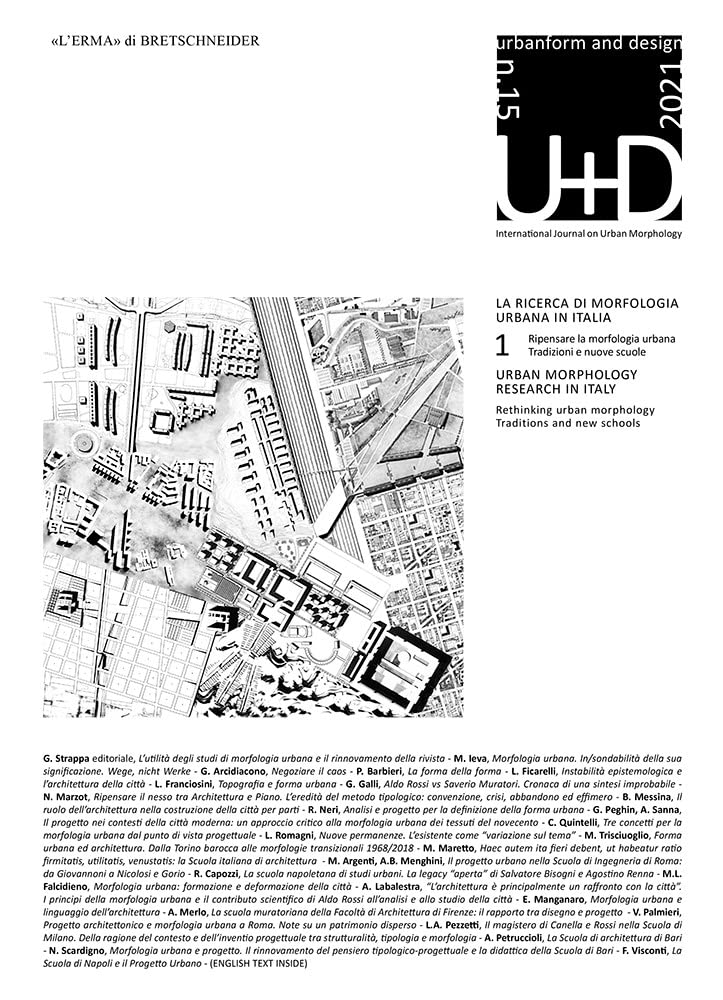 capítulo por capítulo baixar U+d Urbanform and Design N. 15, 2021: International Journal of Urban Morphology