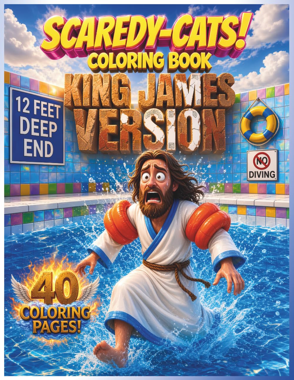 ler totalmente SCAREDY-CATS! COLORING BOOK SCAREDY-CATS! COLORING BOOK: Funny Christianity Bible Scene Parodies: Bold and Easy Cozy Therapy Relaxing Coloring Pages... (8.5"x11" SCAREDY-CATS!™ COLORING BOOK Books)