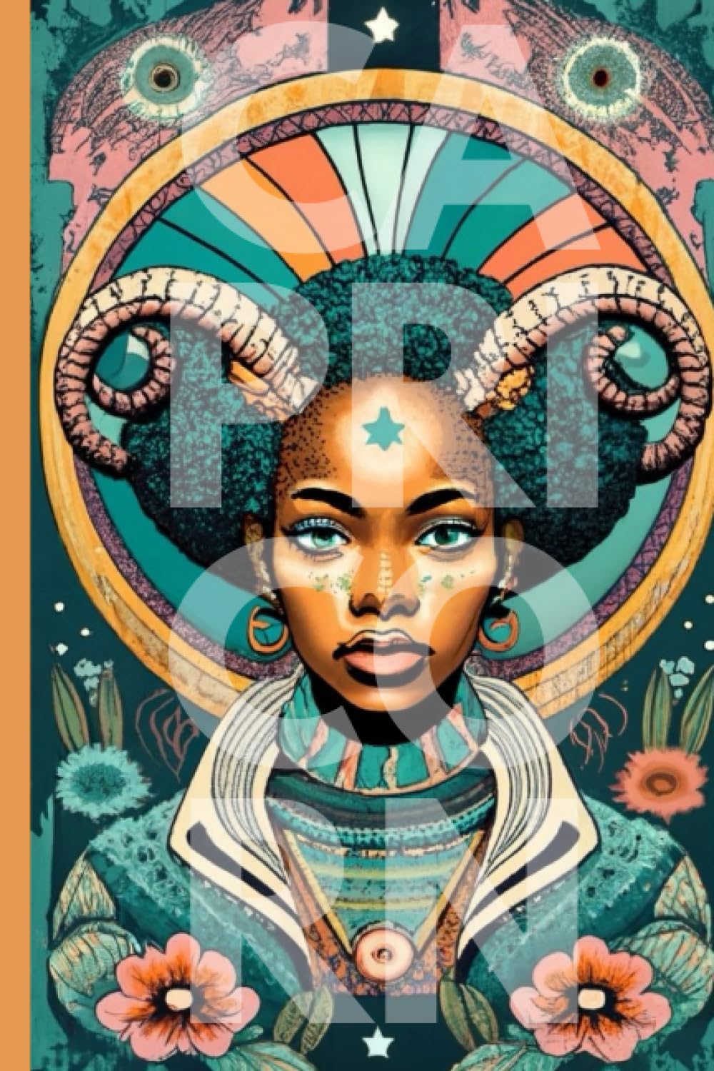 Capricorn: Diligent. Focused. Persistent: Beautiful, Celestial Astrology inspired Journal | Gifts for Black Women | Mint Notebook with Zodiac... | Celestial African American Woman Galaxy Art baixar livro de graça
