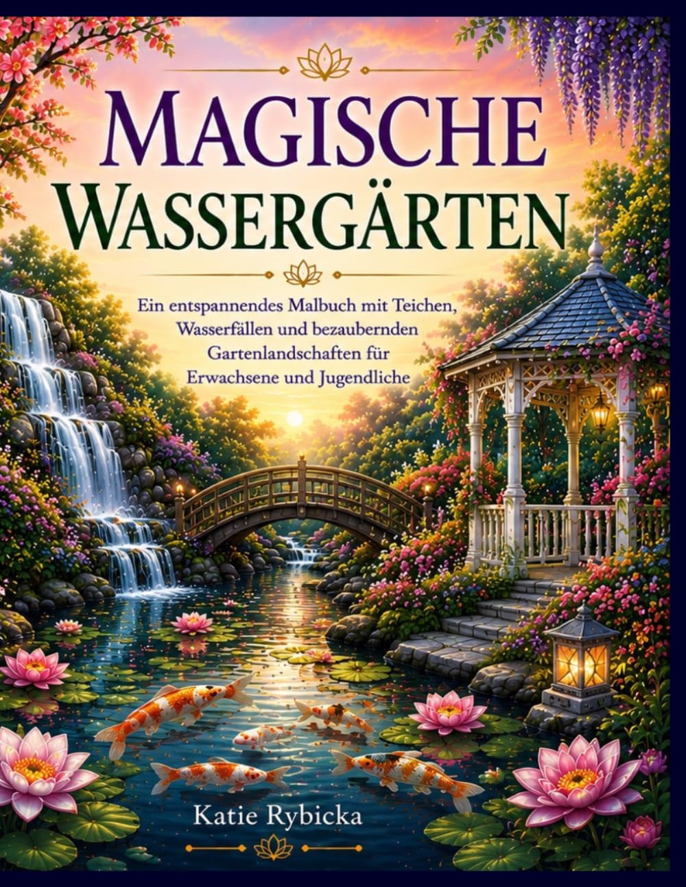 Magische Wassergärten: Ein entspannendes Malbuch mit Teichen, Wasserfällen und bezaubernden Gartenlandschaften für Erwachsene und Jugendliche (German Edition) baixar livro de graça