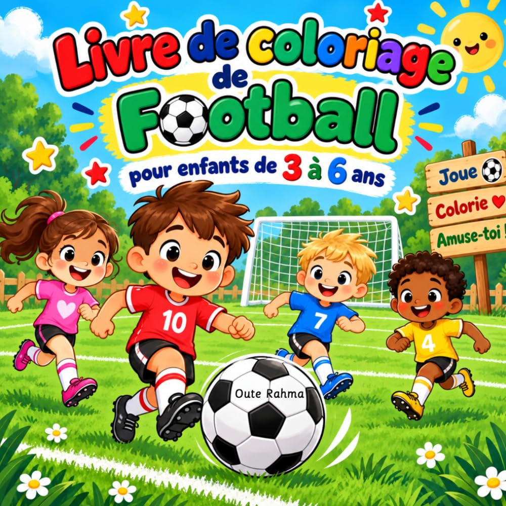 ler totalmente Livre de Coloriage de Football pour Enfants de 3 à 6 Ans: Coloriages amusants et faciles avec petites activités pour les jeunes fans de foot (French Edition)
