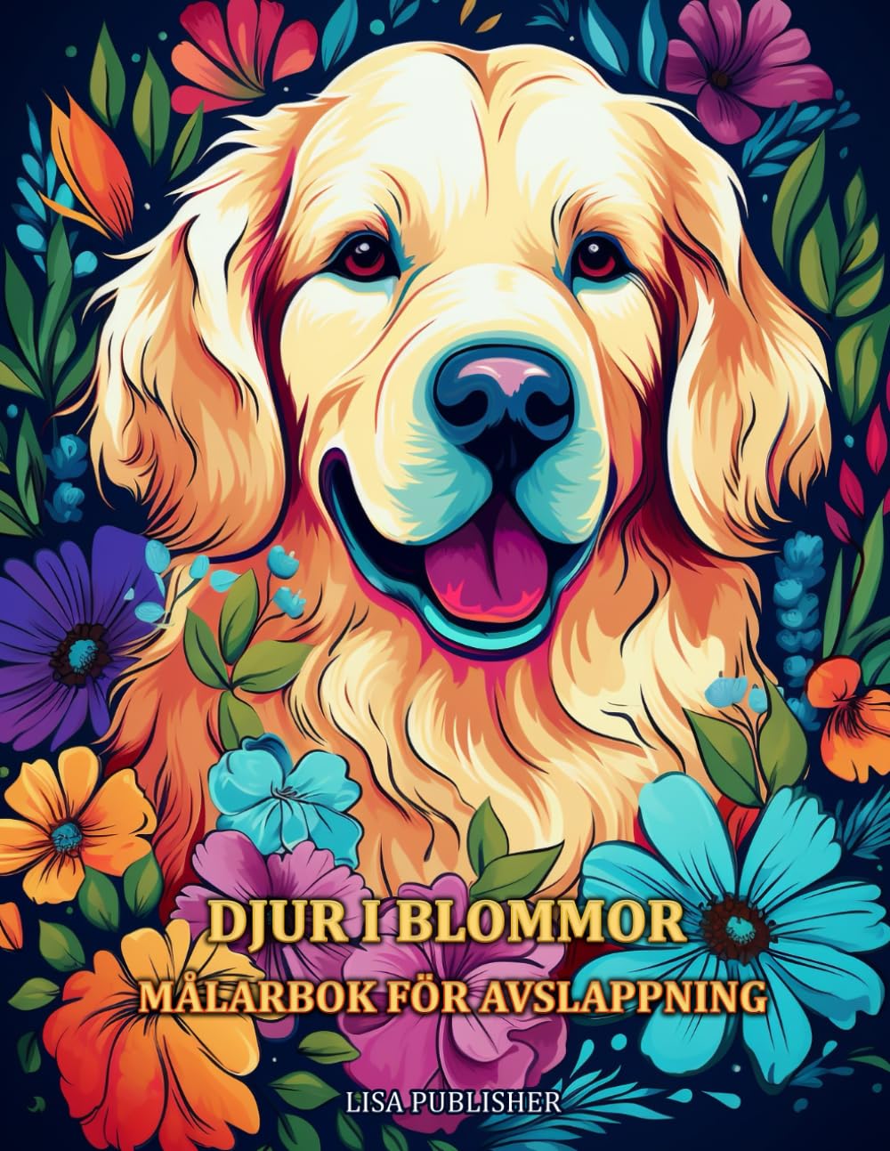 Djur I Blommor Målarbok För Avslappning: Målarbok med djurblommor för att koppla av och lindra stress. (Swedish Edition) baixar o livro de graça