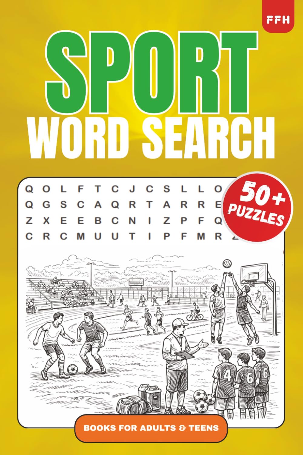 capítulo por capítulo baixar Sport word search puzzle book: Word Search Puzzle Book with a sport theme | Footbal, Tennis, Soccer, Hockey | 6x9 inches 110 pages | 50+ Puzzles | Solutions included
