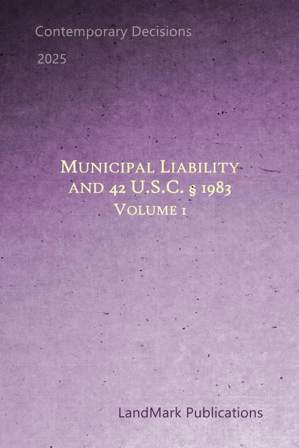 Municipal Liability and 42 U.S.C. § 1983: Volume 1 baixar livro de graça