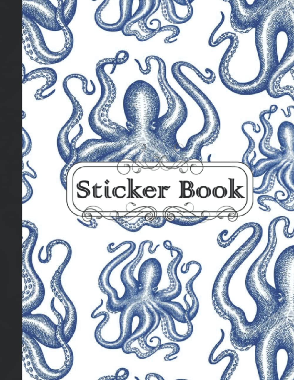 capítulo por capítulo baixar Sticker Book: Octopus Theme Softcover Blank Sticker Album, Sticker Album For Collecting Stickers For Adults, Blank Sticker.