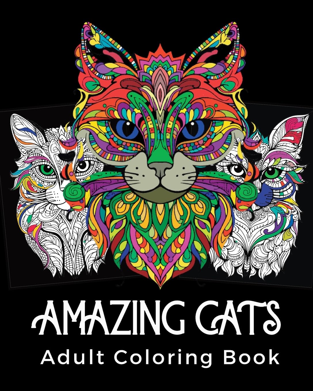 capítulo por capítulo baixar Amazing Cats Adult Coloring Book: Stress Relieving Mandala Cat Design