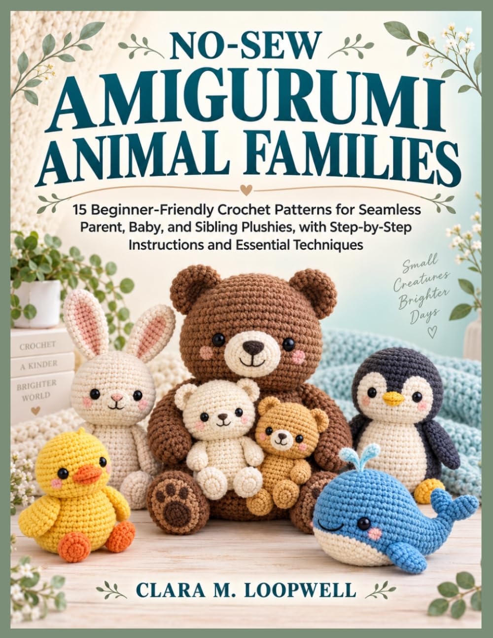 capítulo por capítulo baixar NO-SEW AMIGURUMI ANIMAL FAMILIES: 15 Beginner-Friendly Crochet Patterns for Seamless Parent, Baby, and Sibling Plushies, with Step-by-Step Instructions and Essential Techniques