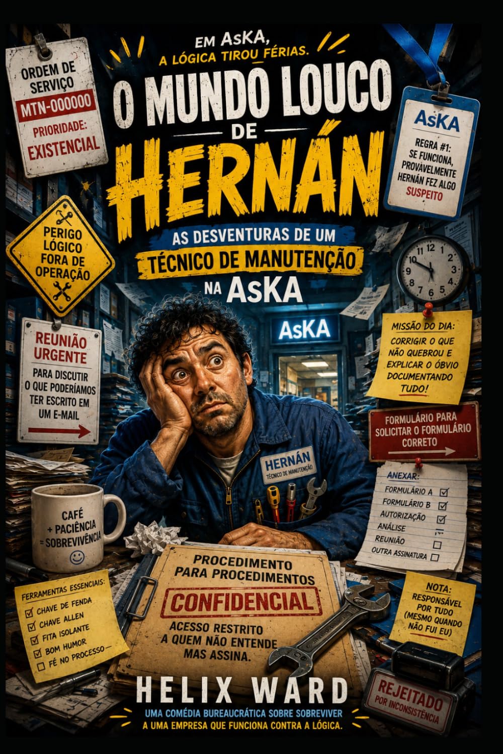O Mundo Louco de Hernán: As desventuras de um técnico de manutenção na AsKA (Portuguese Edition) baixar o livro de graça