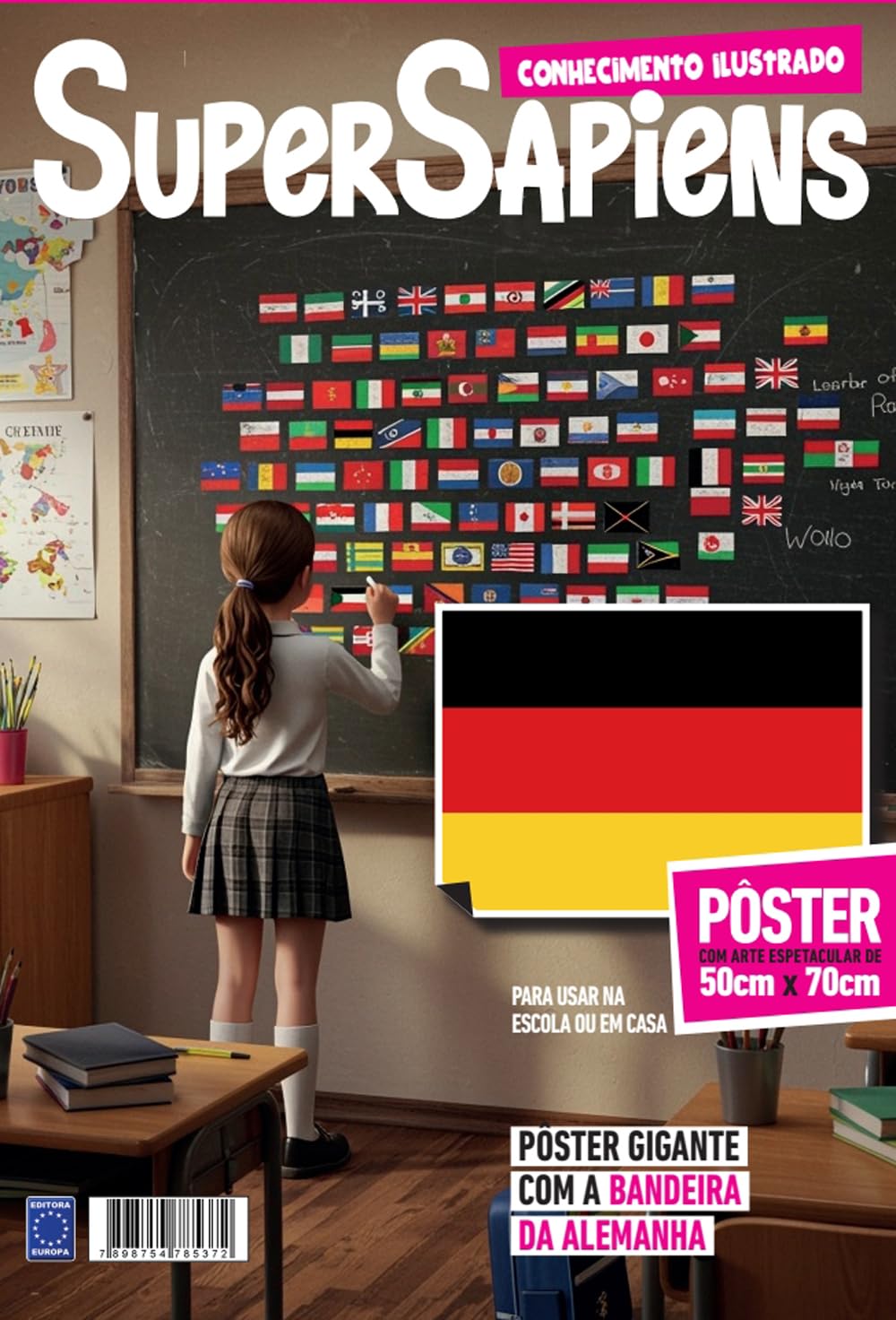 Bandeira da Alemanha (Versão lisa, sem dobras, enviada em tubo protetor) - SuperSapiens Posterzine baixar o livro de graça