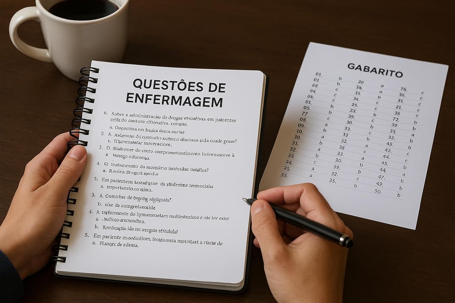 ler totalmente QUESTÕES PARA CONCURSOS ( ENFERMAGEM): 50 questões para concursos