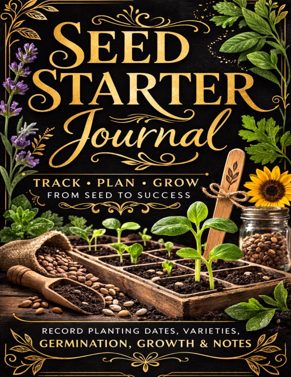 Seed Starter Journal: Garden Seed Starting Planner & Plant Tracker to Record Germination, Growth, and Transplant Progress | Gardening Log Book | 8.5 x... to Track Seeds From Planting to Transplant baixar o livro de graça