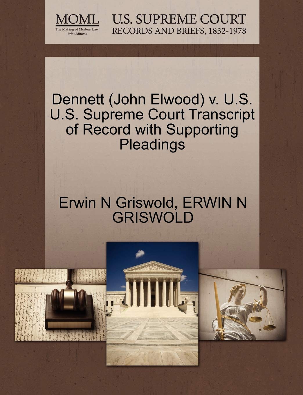 capítulo por capítulo baixar Dennett (John Elwood) v. U.S. U.S. Supreme Court Transcript of Record with Supporting Pleadings