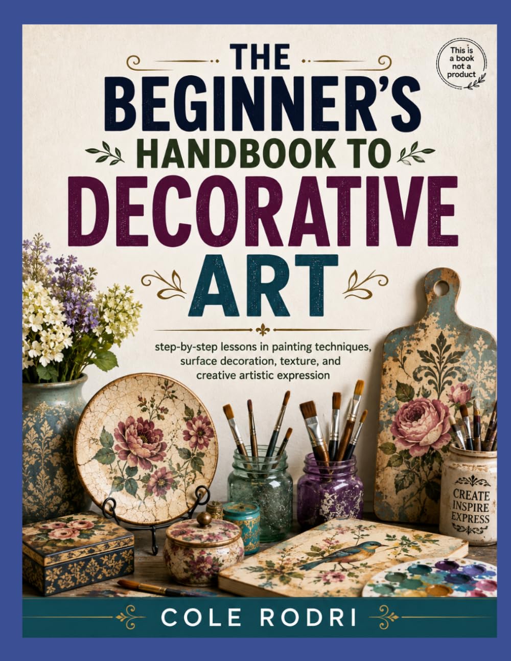 THE BEGINNER'S HANDBOOK TO DECORATIVE ART: step-by-step lessons in painting techniques, surface decoration, texture, and creative artistic expression baixar o livro de graça