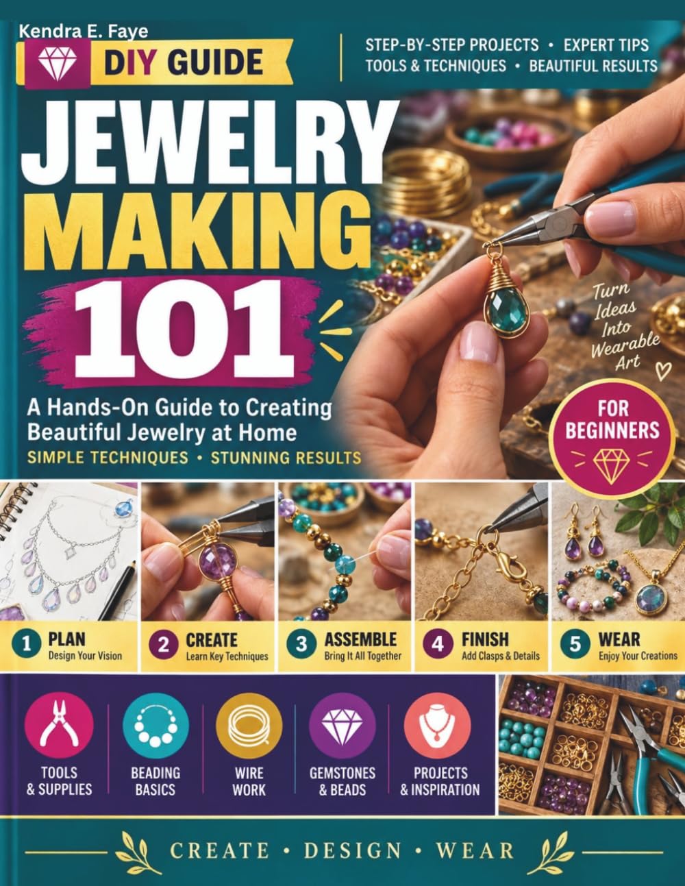 capítulo por capítulo baixar Jewelry Making 101: A Beginner's Guide to Tools, Materials, Techniques, and Beautiful Handmade Jewelry