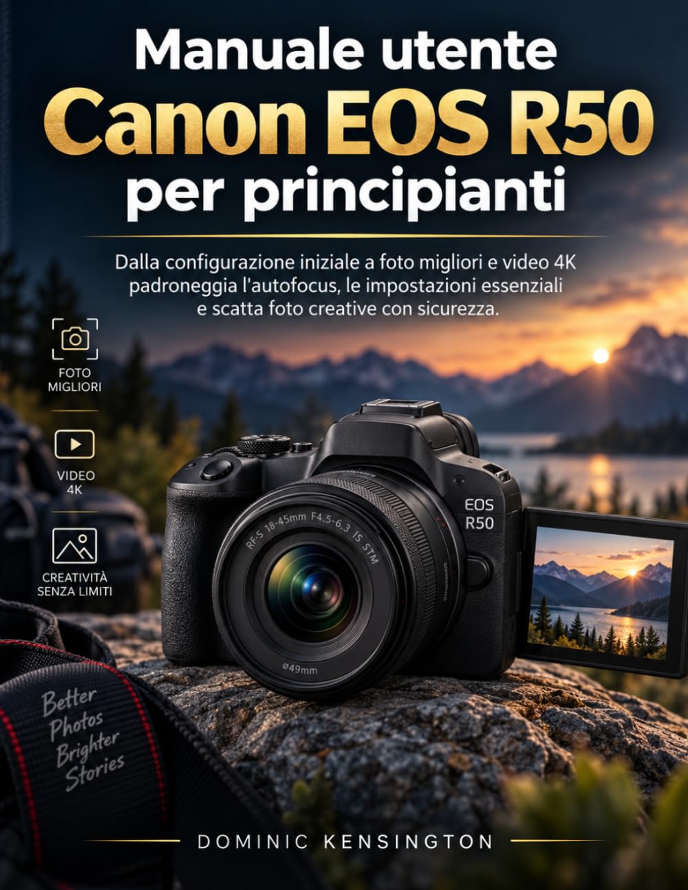 capítulo por capítulo baixar Manuale utente Canon EOS R50 per principianti: Dalla configurazione iniziale a foto migliori e video 4K padroneggia l'autofocus, le impostazioni... creative con sicurezza. (Italian Edition)