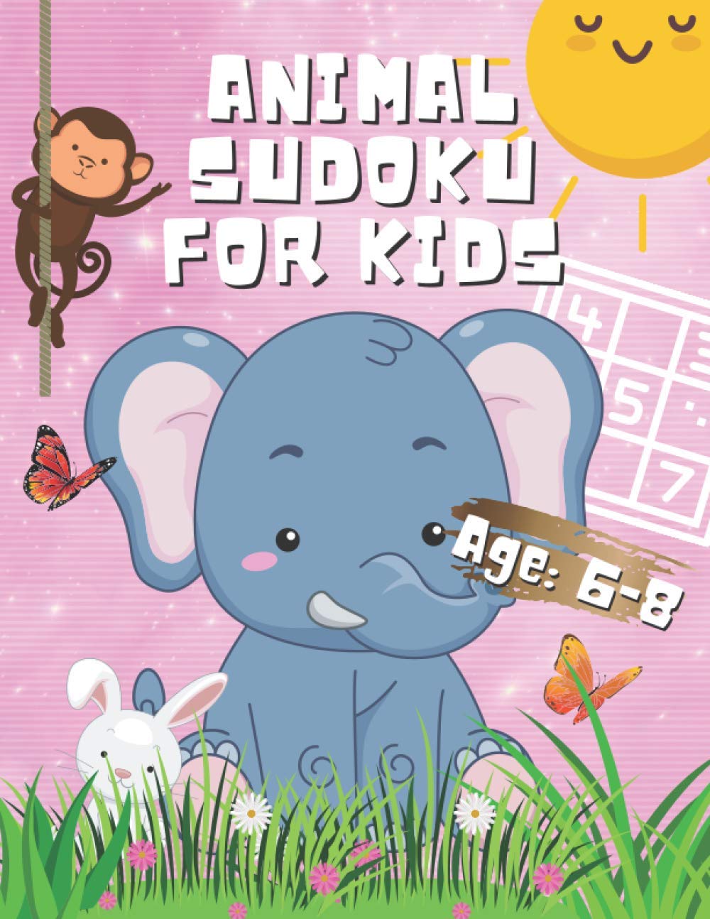 capítulo por capítulo baixar Animal Sudoku for Kids: 4x4 Sudoku Book with 110 Puzzles | Fun Leaning Activity Book from Beginner to Advanced | Large Print, 8.5” x 11” Page and Full Solutions Answers
