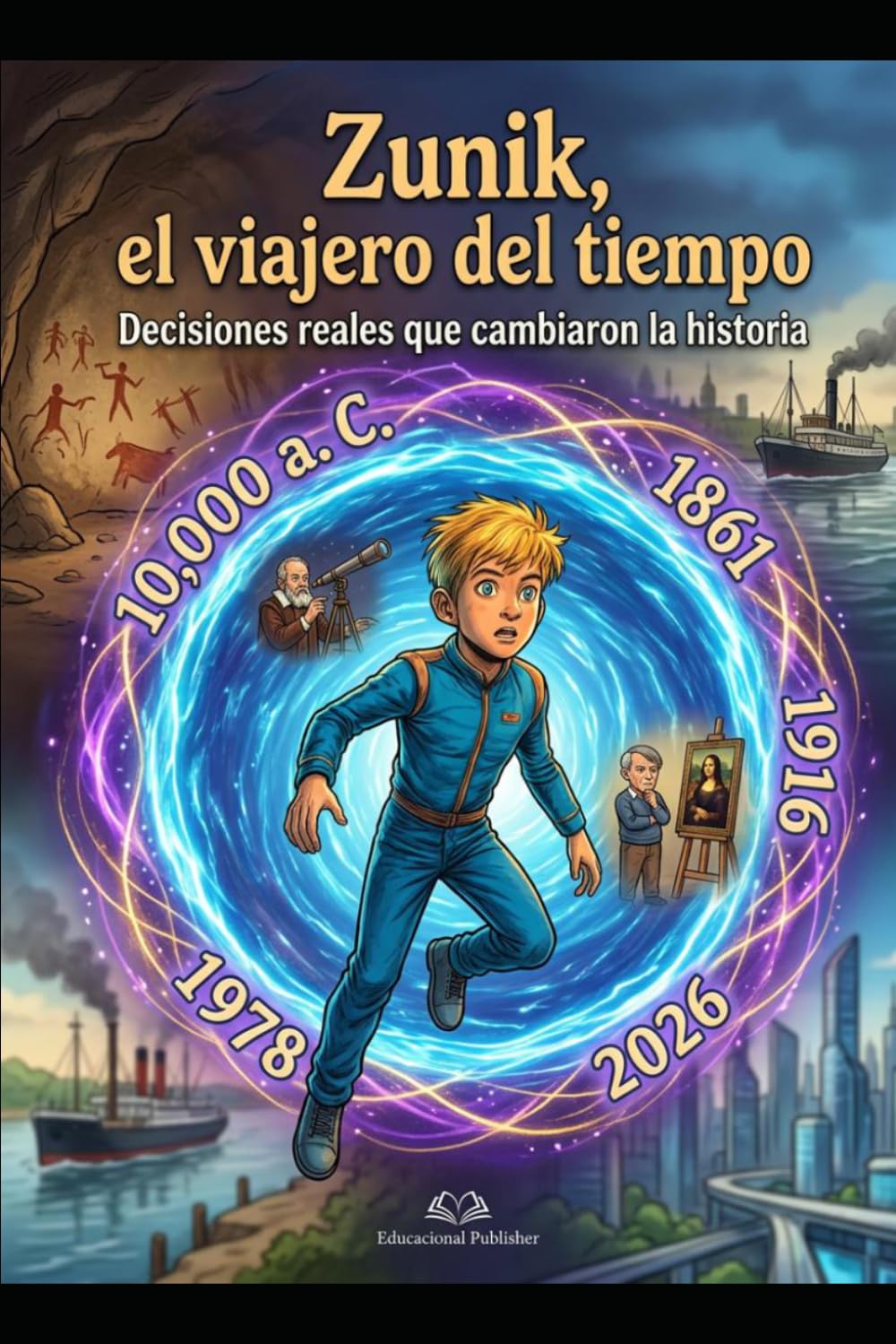 capítulo por capítulo baixar Zunik, el viajero del tiempo: Decisiones reales que cambiaron la historia (Spanish Edition)