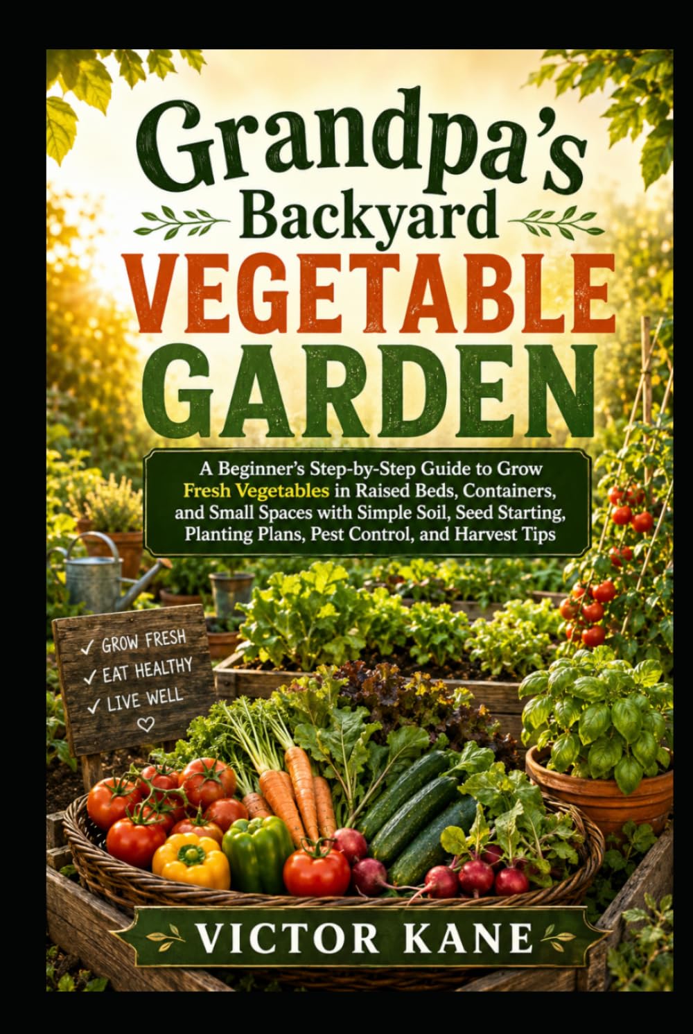 ler totalmente Grandpa’s Backyard Vegetable Garden: A Beginner’s Step-by-Step Guide to Raised Beds, Containers, Small Spaces, Soil, Seeds, Pest Control, and Harvest Tips
