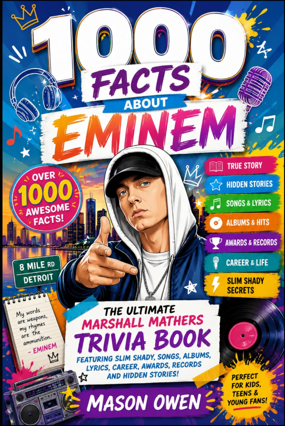 capítulo por capítulo baixar 1000 Facts About Eminem: The Ultimate Marshall Mathers Trivia Book Featuring Slim Shady, Songs, Albums, Lyrics, Career, Awards, Records and Hidden Stories