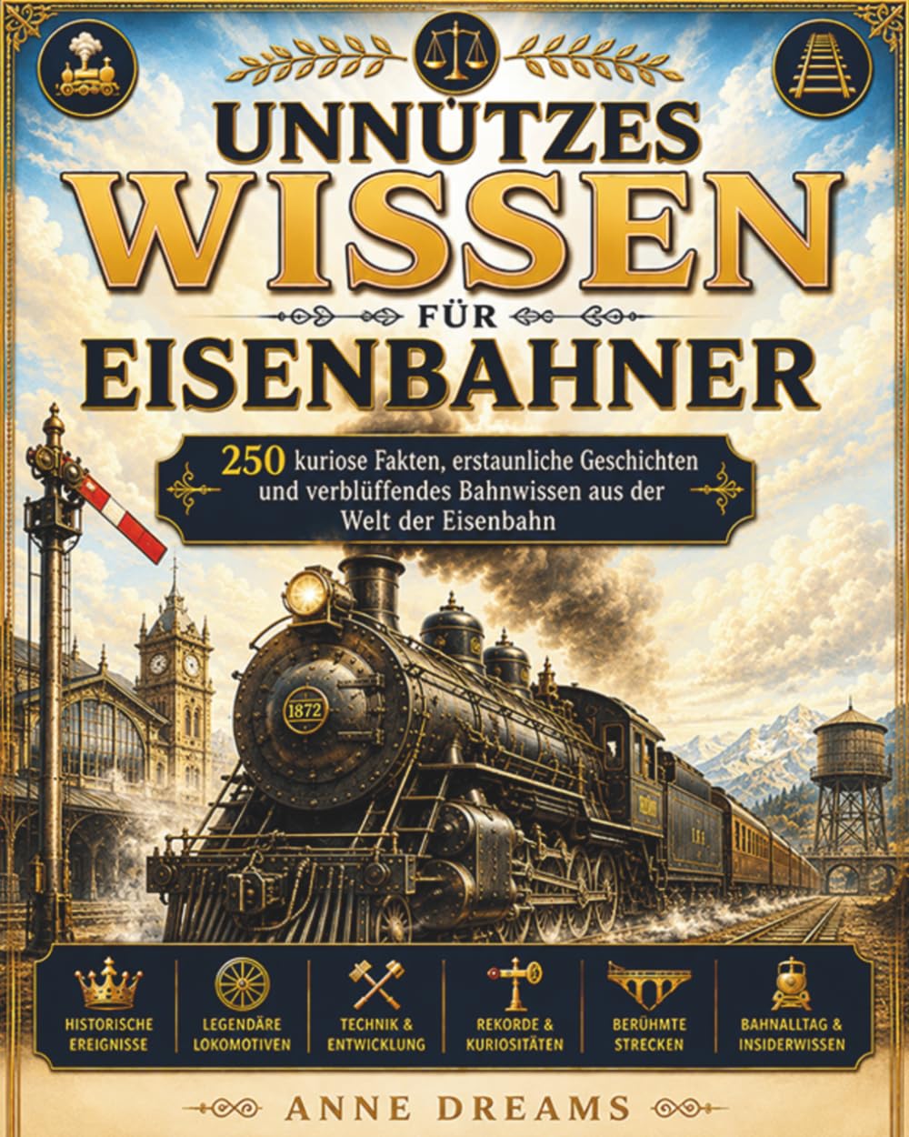 Unnützes Wissen für Eisenbahner: 250 kuriose Fakten, erstaunliche Geschichten und verblüffendes Bahnwissen aus der Welt der Eisenbahn (German Edition) baixar o livro de graça