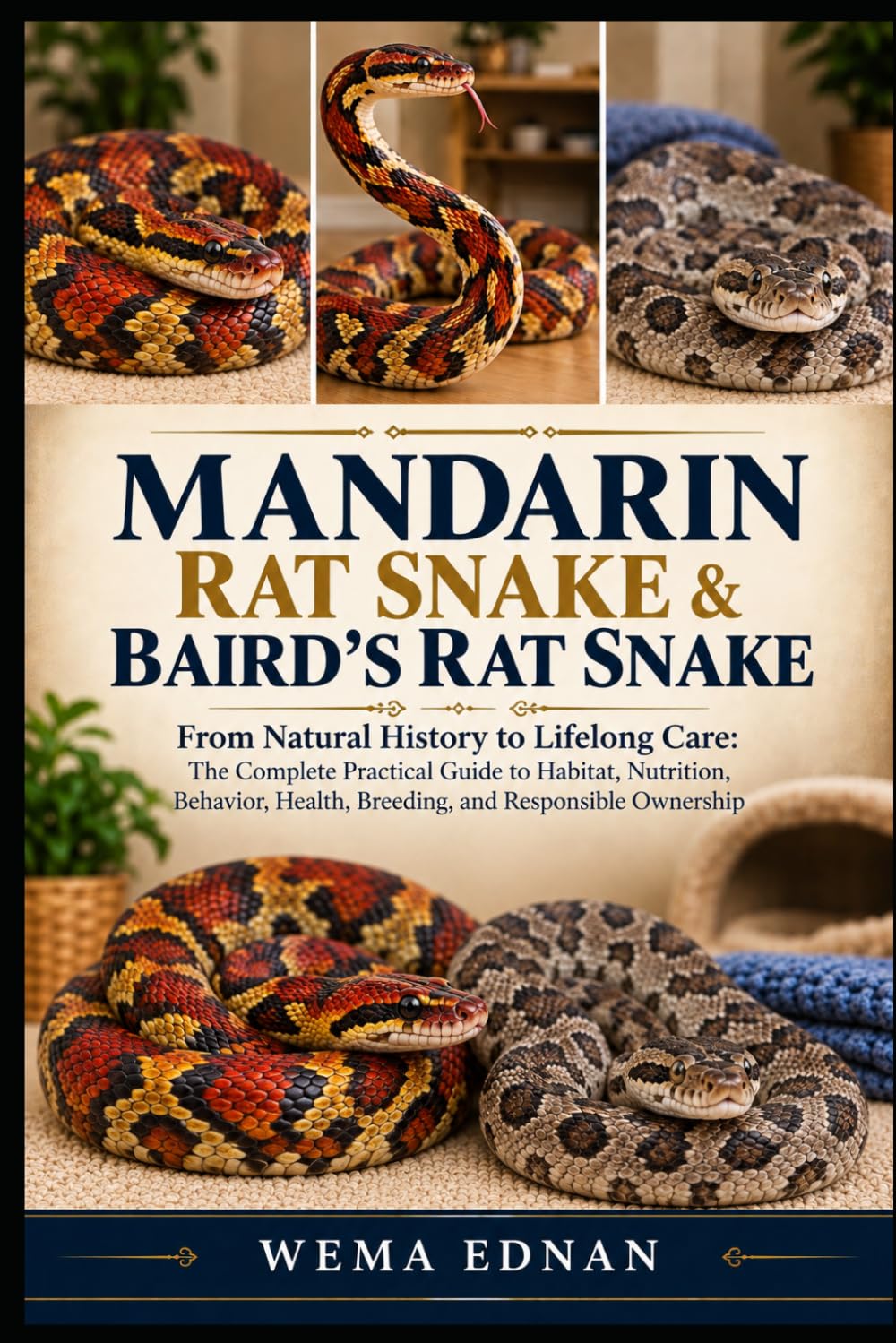 Mandarin Rat Snake & Baird's Rat Snak: From Natural History to Lifelong Care: The Complete Practical Guide to Habitat, Nutrition, Behavior, Health, Breeding, and Responsible Ownership baixar o livro de graça