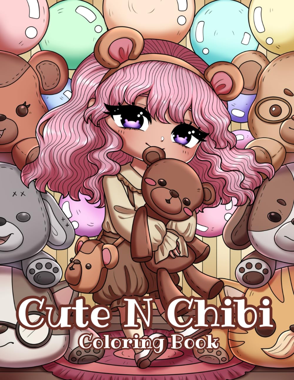 capítulo por capítulo baixar Cute N Chibi: An Adult Coloring Book Featuring Adorable Joyful Chibi Girls for Relaxation and Stress-Relief