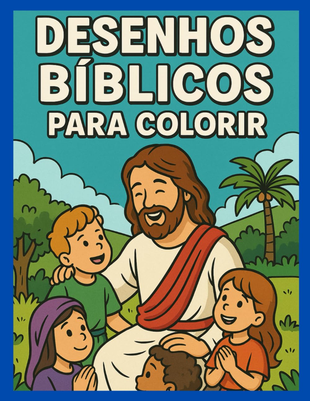 Desenhos biblicos para colorir (Portuguese Edition)