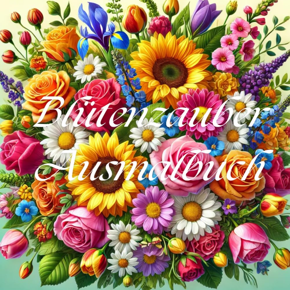 Blütenzauber: Entspanne dich mit zauberhaften Blumenmustern (German Edition) baixar livro de graça