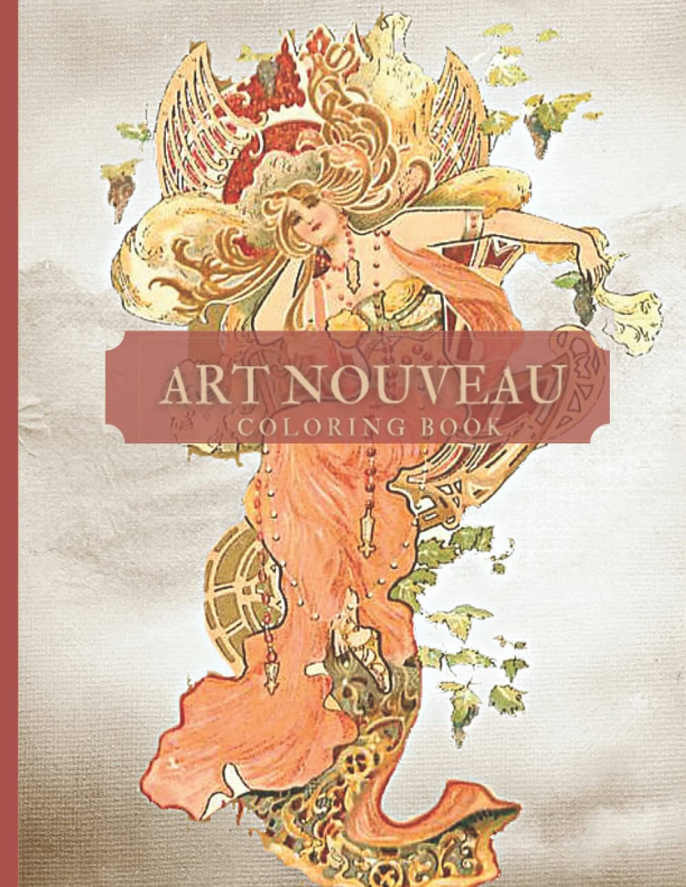 Art nouveau adult coloring book: Relax and color upto 50 artful nouveau coloring designs and patterns baixar o livro de graça