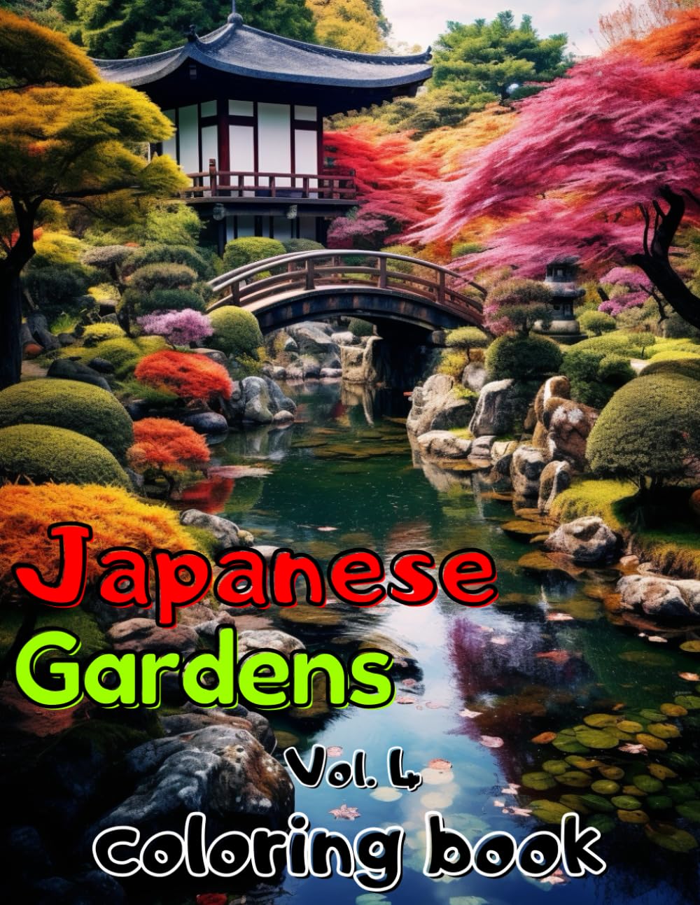 Japanese Gardens Coloring Book 4: Japanese Gardens Coloring Page - Captivating Landscapes for Cultural Exploration (Nature) baixar o livro de graça