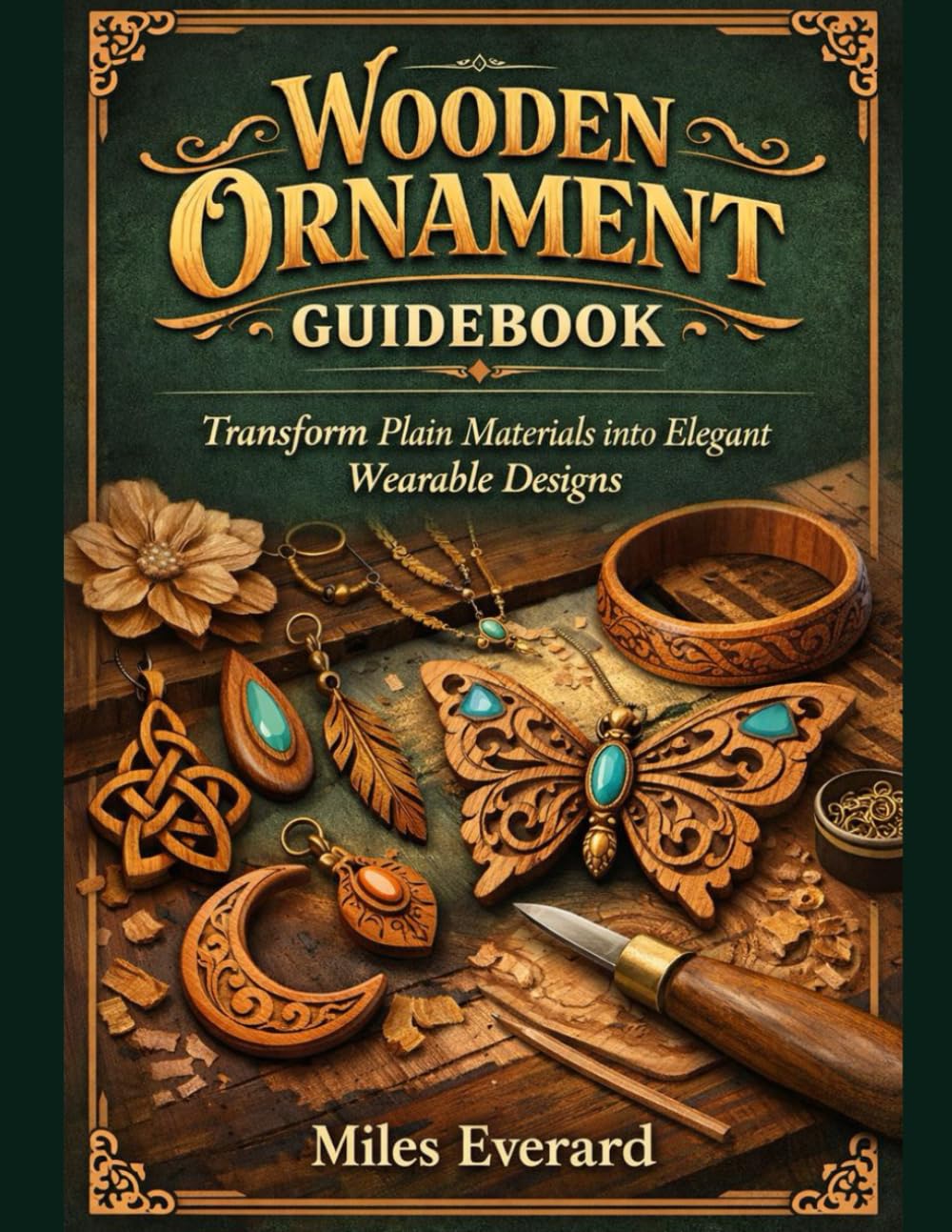 ler totalmente Wooden Ornament Guidebook: Transform Plain Materials into Elegant Wearable Designs