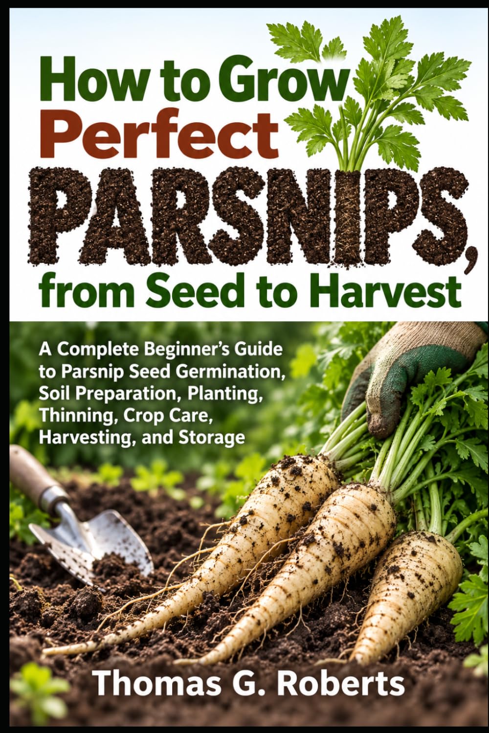 ler totalmente How to Grow Perfect Parsnips, from Seed to Harvest: A Complete Beginner's Guide to Parsnip Seed Germination, Soil Preparation, Planting, Thinning, Crop Care, Harvesting, and Storage