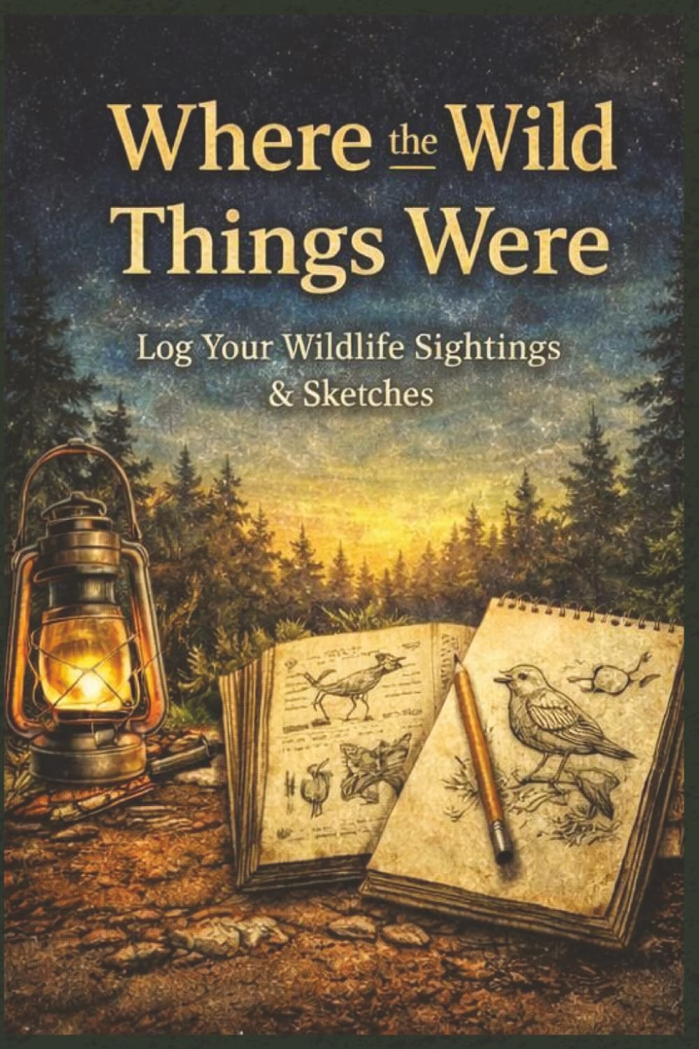 capítulo por capítulo baixar Where the Wild things Were Log your wildlife sightings & Sketches: wildlife logbook | nature journal | nature sketch journal | outdoor observation journal | animal tracking journal