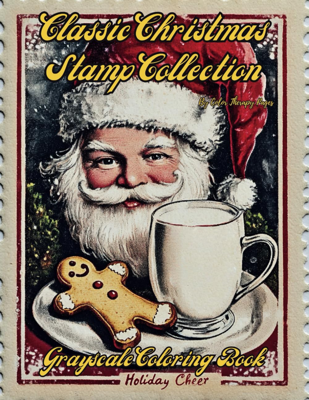 capítulo por capítulo baixar Classic Christmas Stamp Collection: Grayscale Coloring Book: Vintage Stamps of Timeless Holiday Scenes | Santa, Snowmen, Wreaths, Baubles, Nativity,... Coloring Pages for Relaxation and Nostalgia