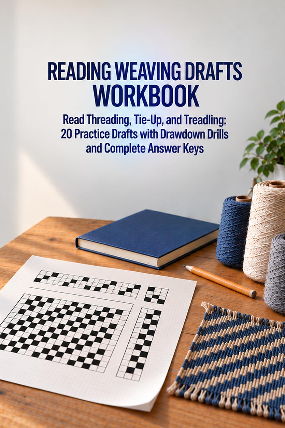 ler totalmente Reading Weaving Drafts Workbook: Read Threading, Tie-Up, and Treadling: 20 Practice Drafts with Drawdown Drills and Complete Answer Keys