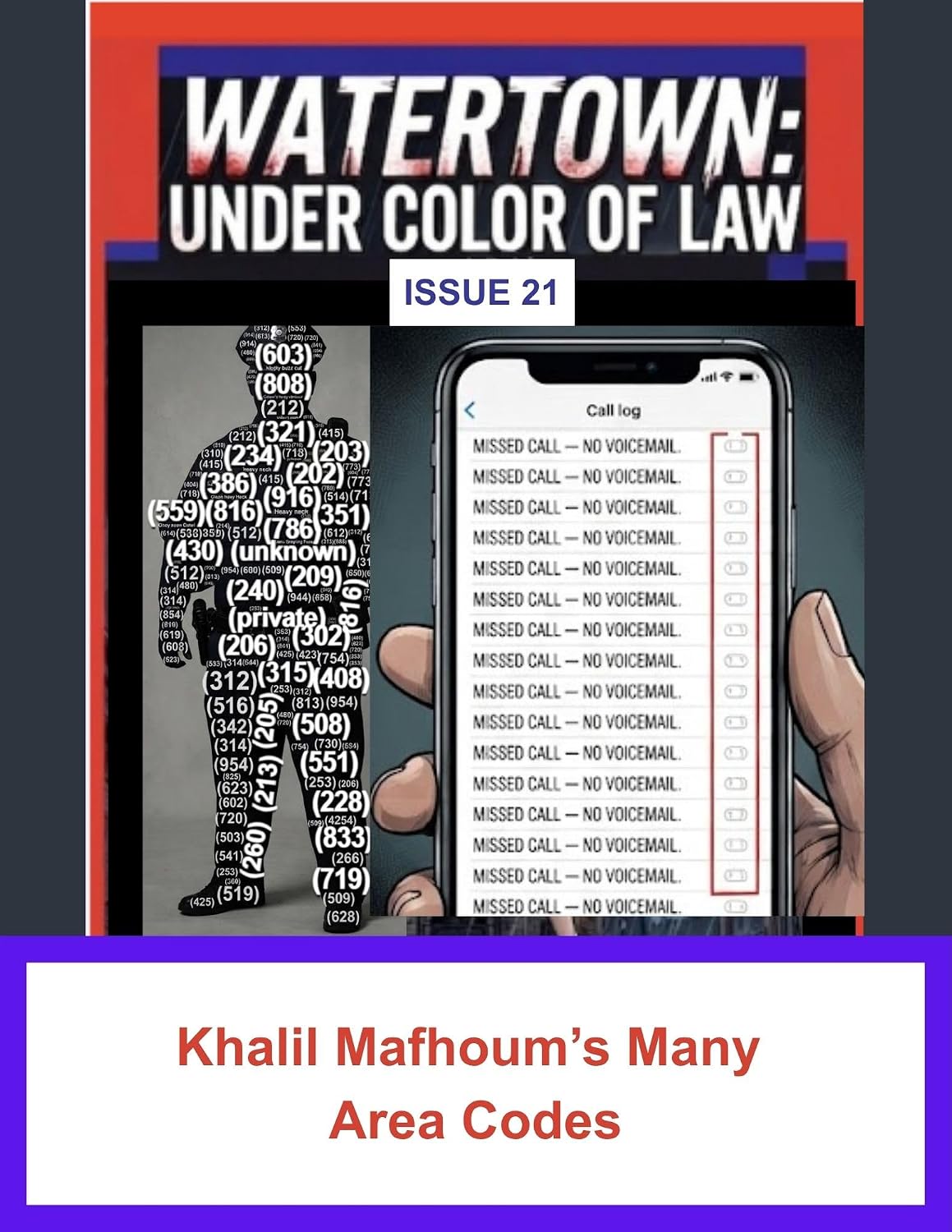 Issue 21: Khalil Mafhoum's Many Area Codes (Watertown: Under Color of Law Book 17) (English Edition) baixar livro de graça
