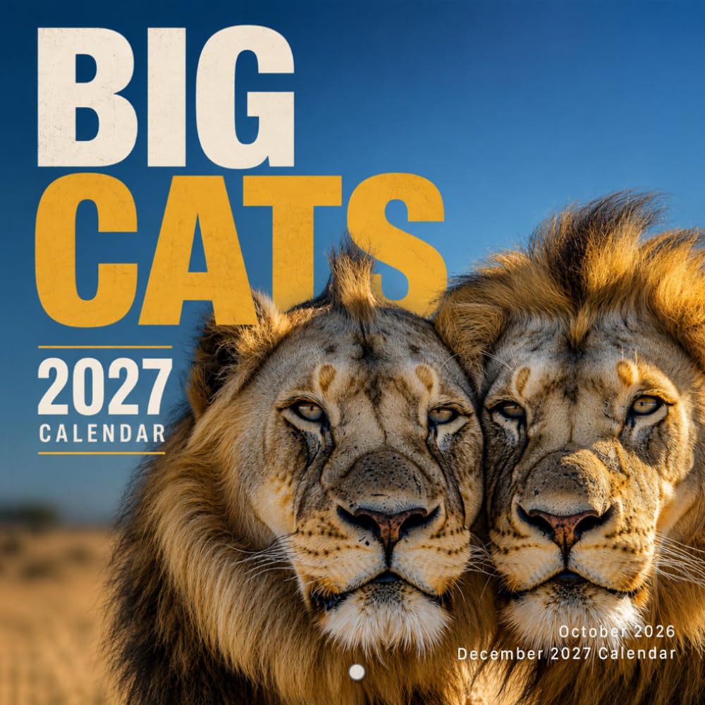 ler totalmente Big Cats Calendar 2027: Majestic Lions, Tigers and Powerful Wild Felines