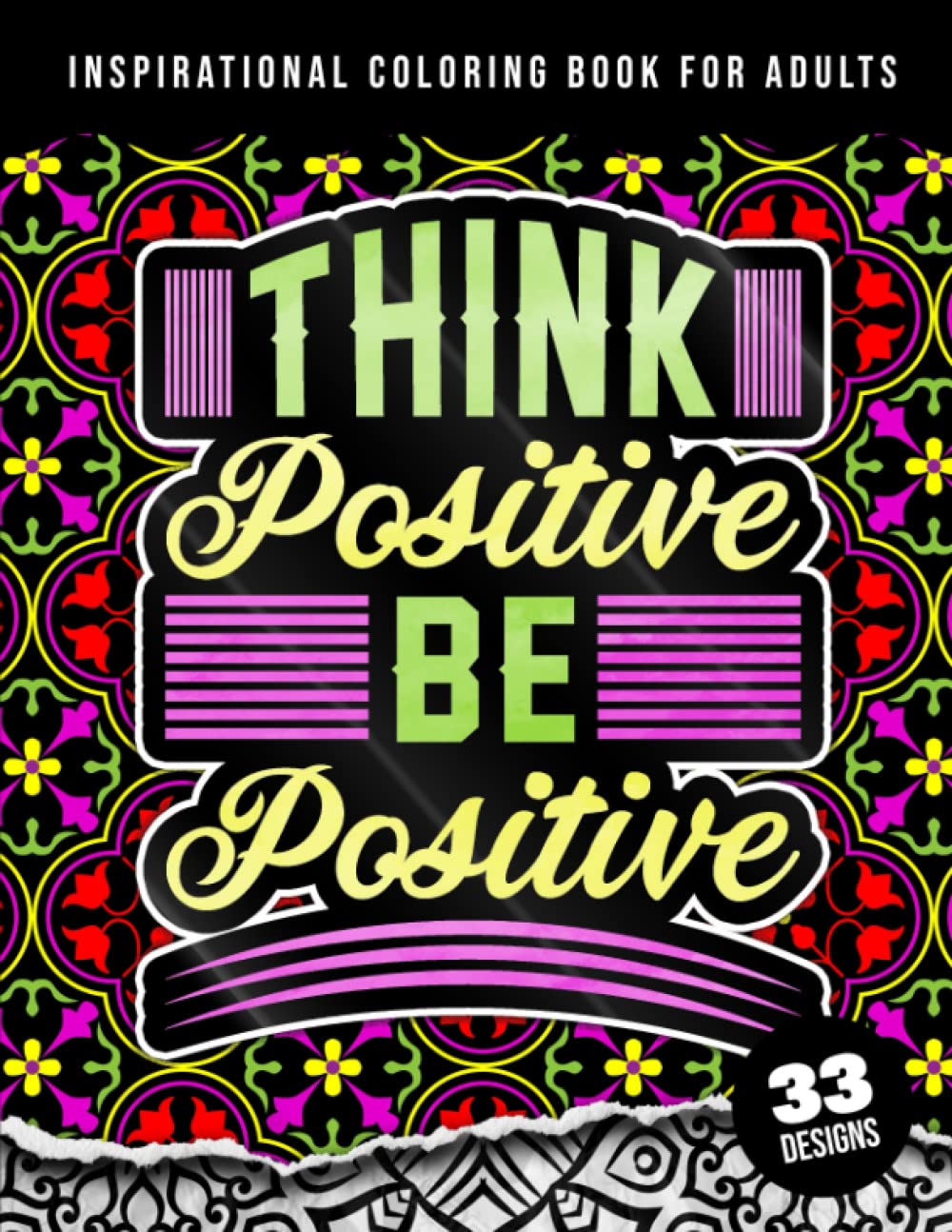 capítulo por capítulo baixar Inspirational Coloring Book For Adults: Think Positive Be Positive: Simple Large Print Coloring Pages w/ Motivational and Inspirational Sayings Coloring Book for Adult Relaxation And Stress Relief