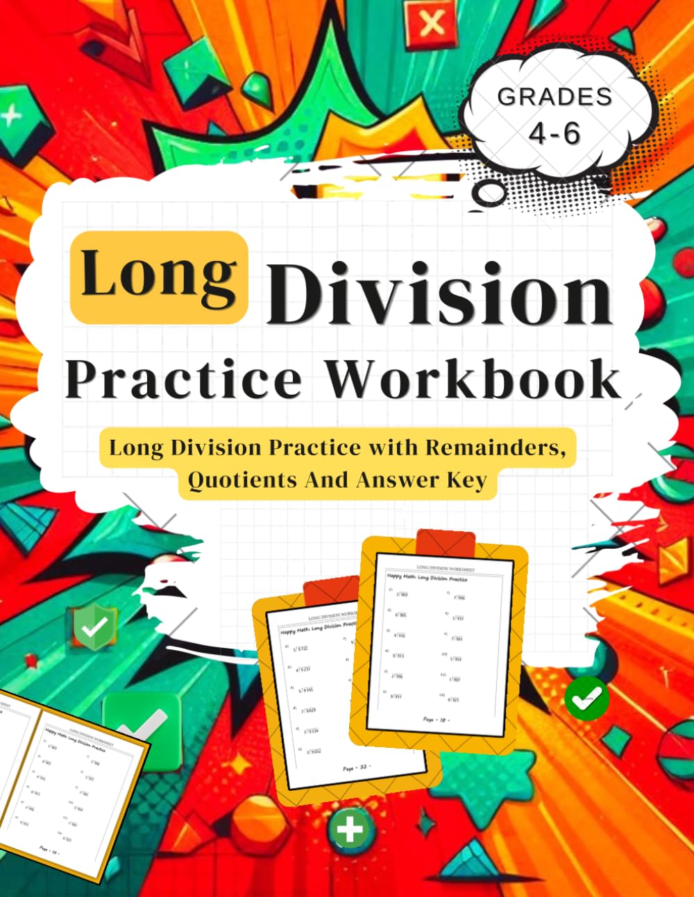 Long Division Workbook Grades 4-6: (Practice Workbook for Ages 9–12) baixar o livro de graça