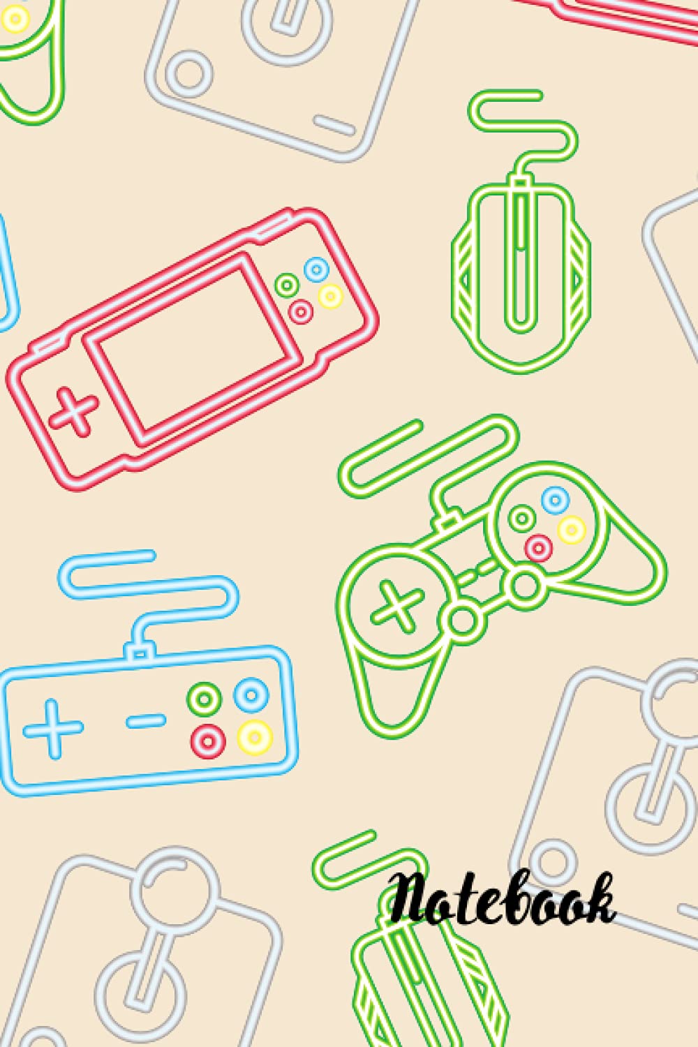 Video game Notebook: blank lined composition journal | Video game notebook | 100 pages