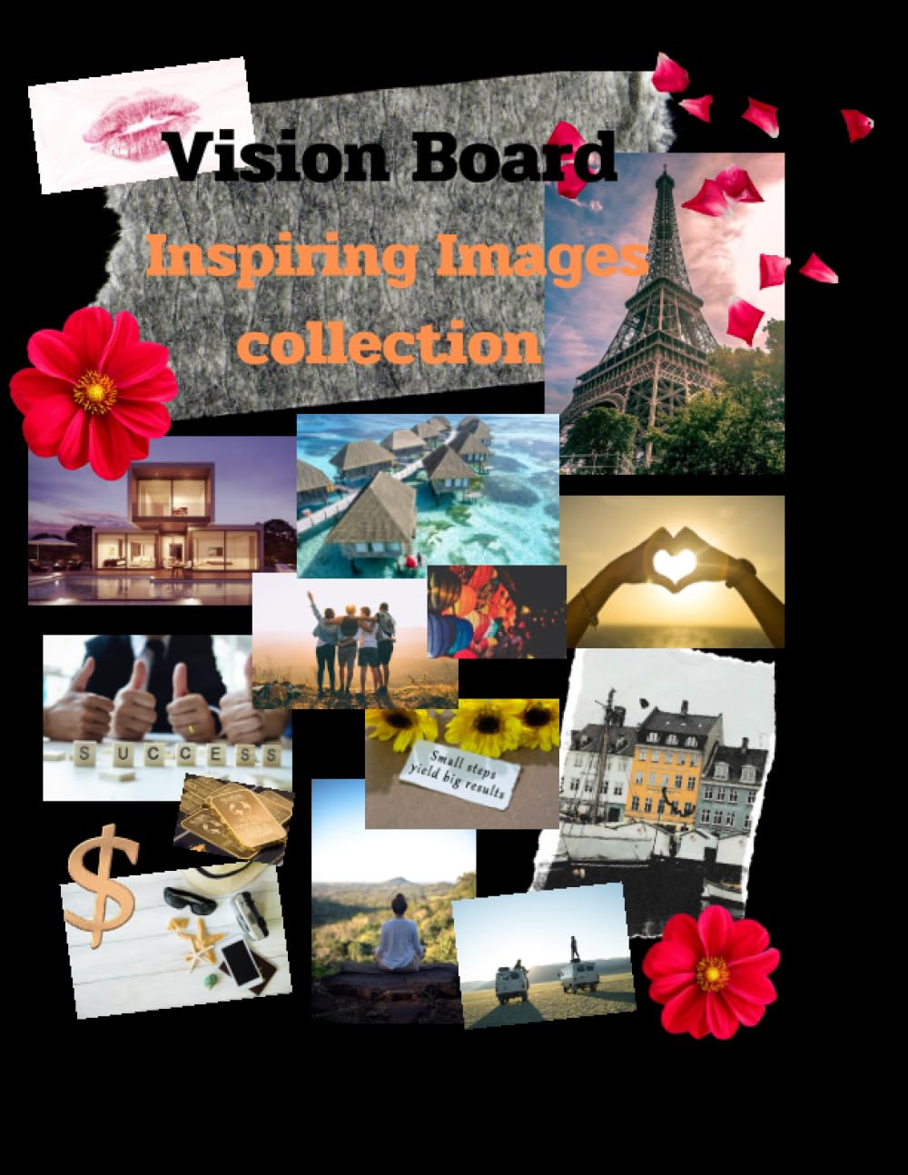 ler totalmente Vision Board Inspiring Images Collection: Vision Board Clip Art book, Personal Growth, Goal setting